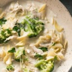 Cheesy Creamy Chicken Alfredo Soup