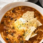 Chicken Taco Instant Pot Soup