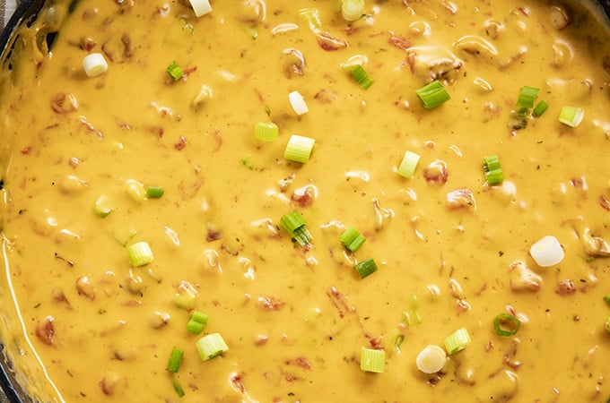 cheese dip with bacon