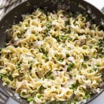 one pot tuna pasta with parmesan