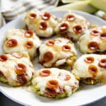 how to make zucchini mini crust pizza