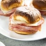 hot ham and cheese sandwiches