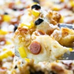 totcho nachos with pizza toppings