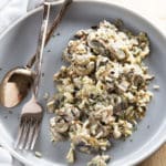 creamy mushroom wild rice