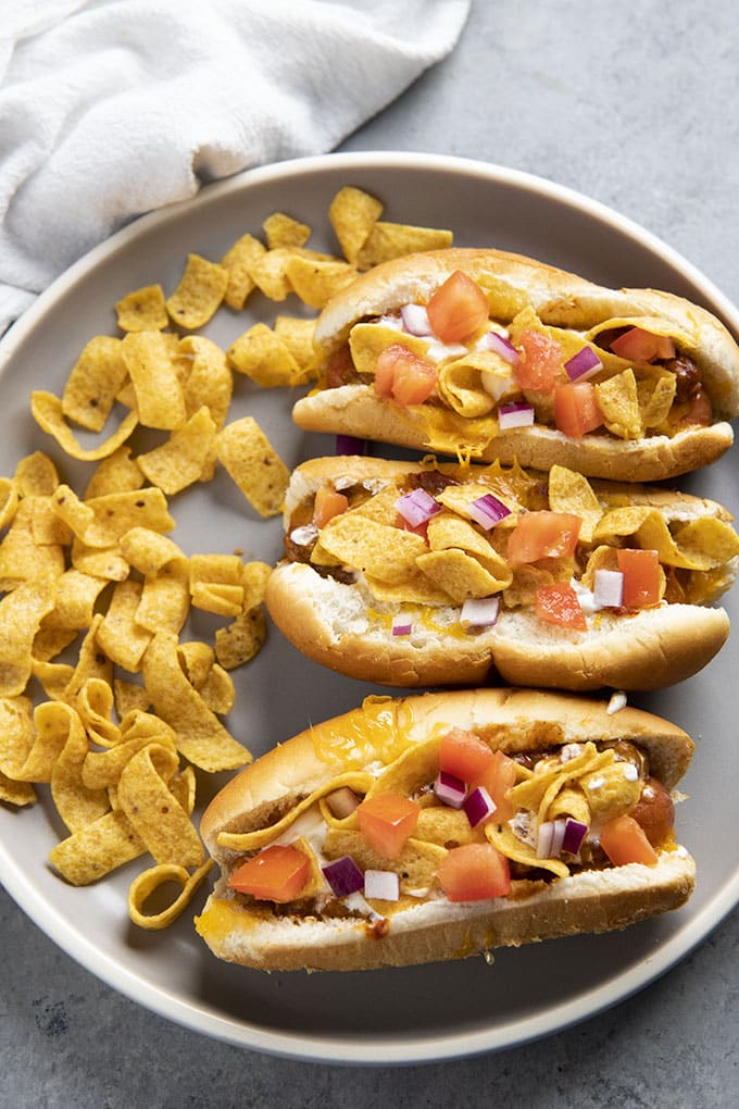 Frito Pie Chili Dogs The Salty Marshmallow