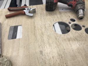 There were three separate initiatives devoted to slab installation