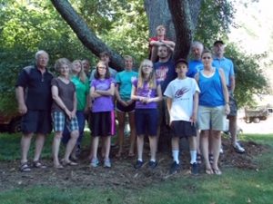 Lynch with family