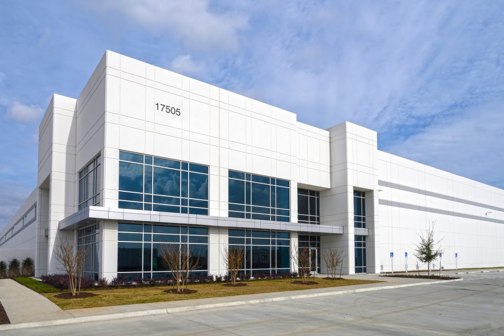exterior entrance shot of the new DFW site