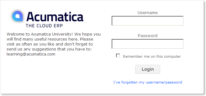 Acumatica University