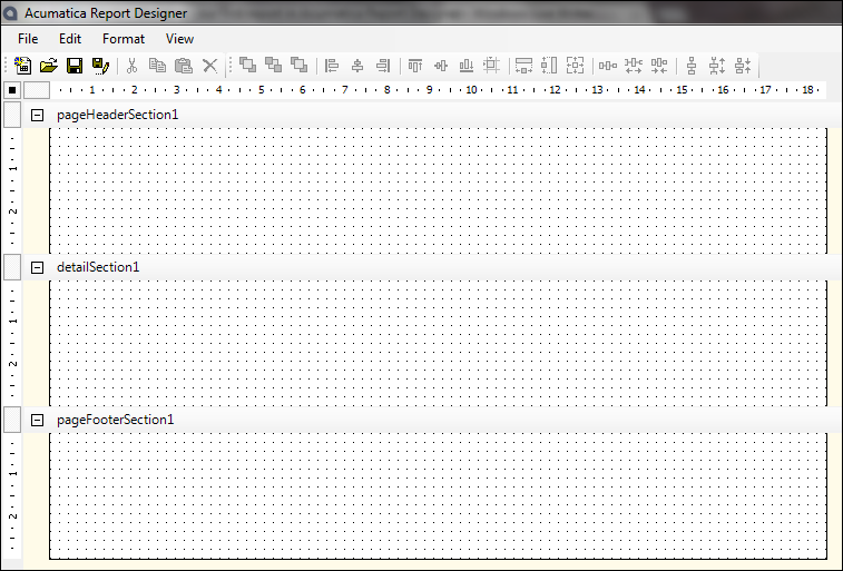 Building your first report in Acumatica Report Designer