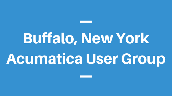 Acumatica User Group in Buffalo, New York