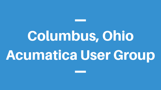 Acumatica User Group in Columbus, Ohio