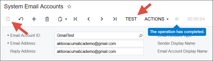 Using Gmail With Acumatica