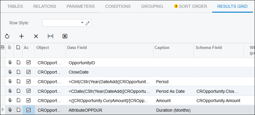 Forecasting Future Acumatica Project Revenue in Monthly Buckets