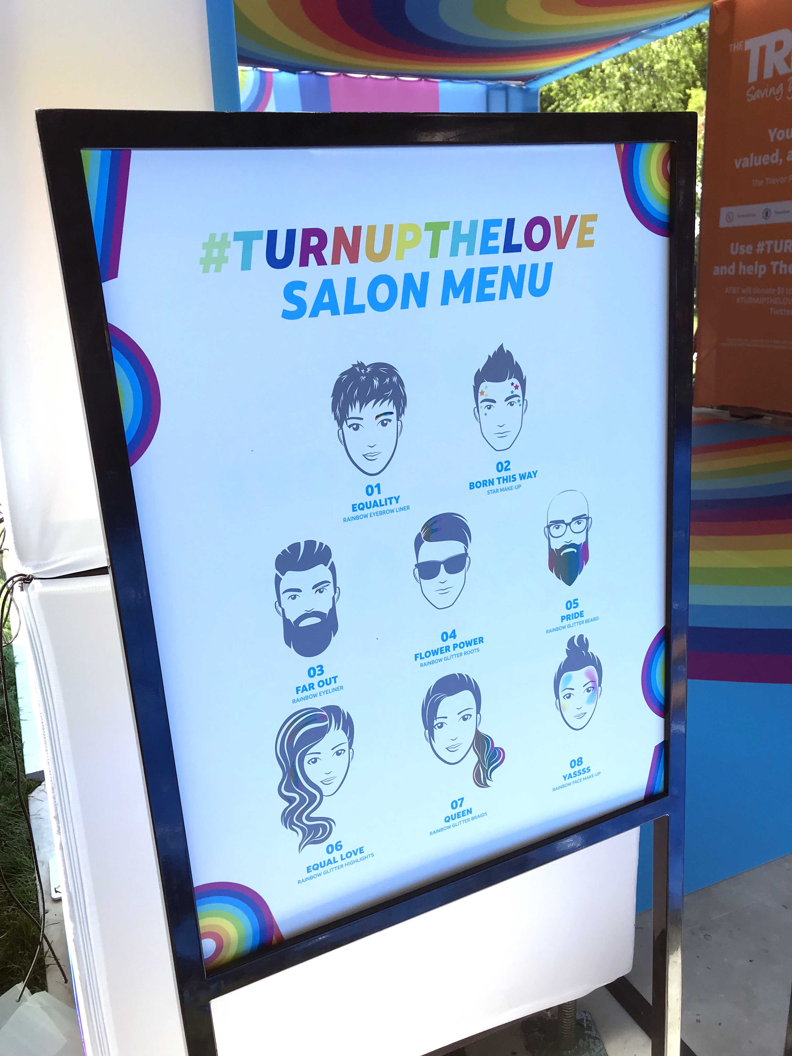 TurnUpTheLove Menu Utah Pride 2019