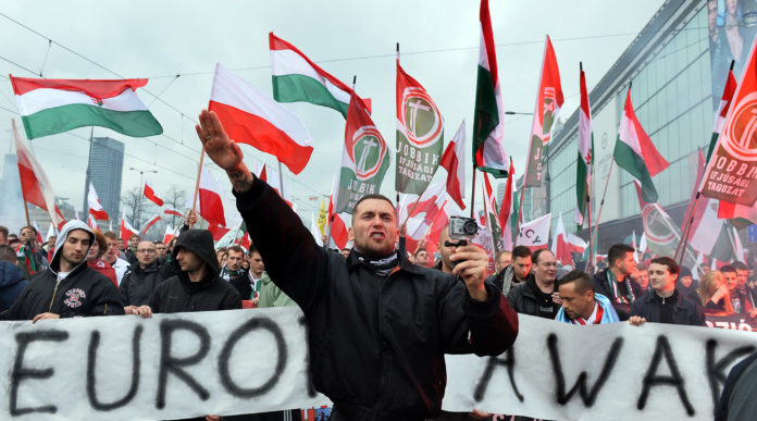 POLAND-POLITICS-FARRIGHT-DEMO