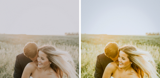 15 Best Wedding Lightroom Preset Options wedding photos before and after with desktop lightroom preset