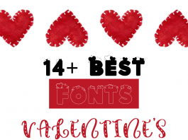 14+ Best Valentine’s Day Fonts best Valentine's Day fonts for bloggers, social media managers, influencers