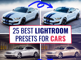 25 Best Lightroom Presets for Cars 25 best Lightroom presets for cars mobile and desktop
