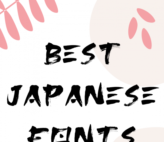 50 Best Japanese Fonts Best Japanese Fonts for Bloggers, Influencers & Graphic Design