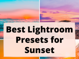 35 Best Lightroom Presets for Sunset Photos Best Lightroom Presets for Sunset