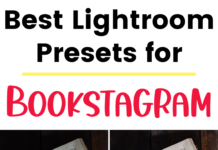 Top 50 Best Lightroom Presets for Bookstagram Best Lightroom Presets for Bookstagram Images and Book Photography
