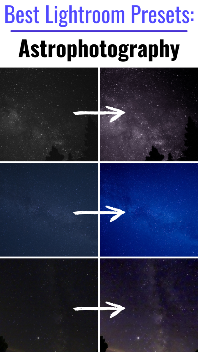 Best Lightroom Presets for Astrophotography to brighten and add clarity to outer space photos