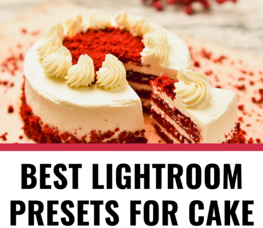 Top 20 Best Lightroom Presets for Cake Best Lightroom Presets for Cake, with three examples of cake photos that have been edited using cake mobile presets for Lightroom