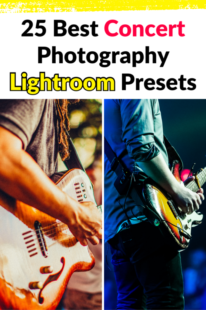 25 Best Concert Photography Lightroom Presets