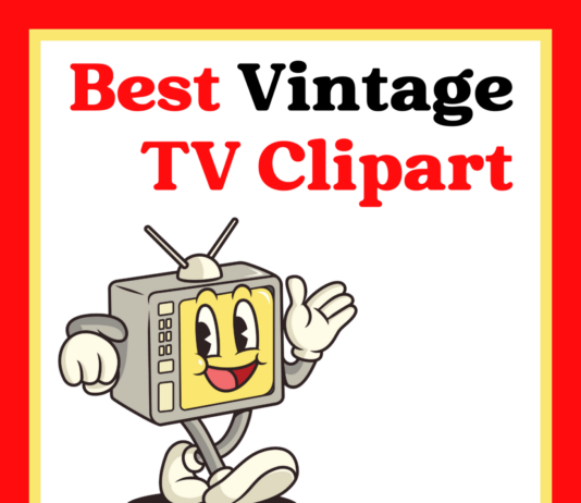 Top 25 Best Vintage TV Clipart Best Vintage TV Clipart for Graphic Design