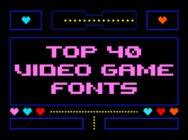 Top 40 Best Video Game Fonts Top 40 Video Game Fonts for Graphic Design
