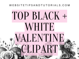 Top 20 Best Valentines Day Clipart Black and White Top Black and White Valentine's Day Clipart