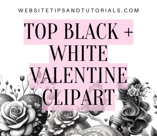 Top 20 Best Valentines Day Clipart Black and White Top Black and White Valentine's Day Clipart