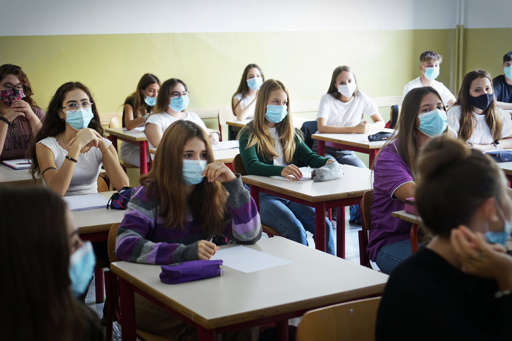 Students in the classroom