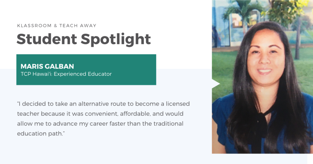 profile photo of teacher certification program student maris galban