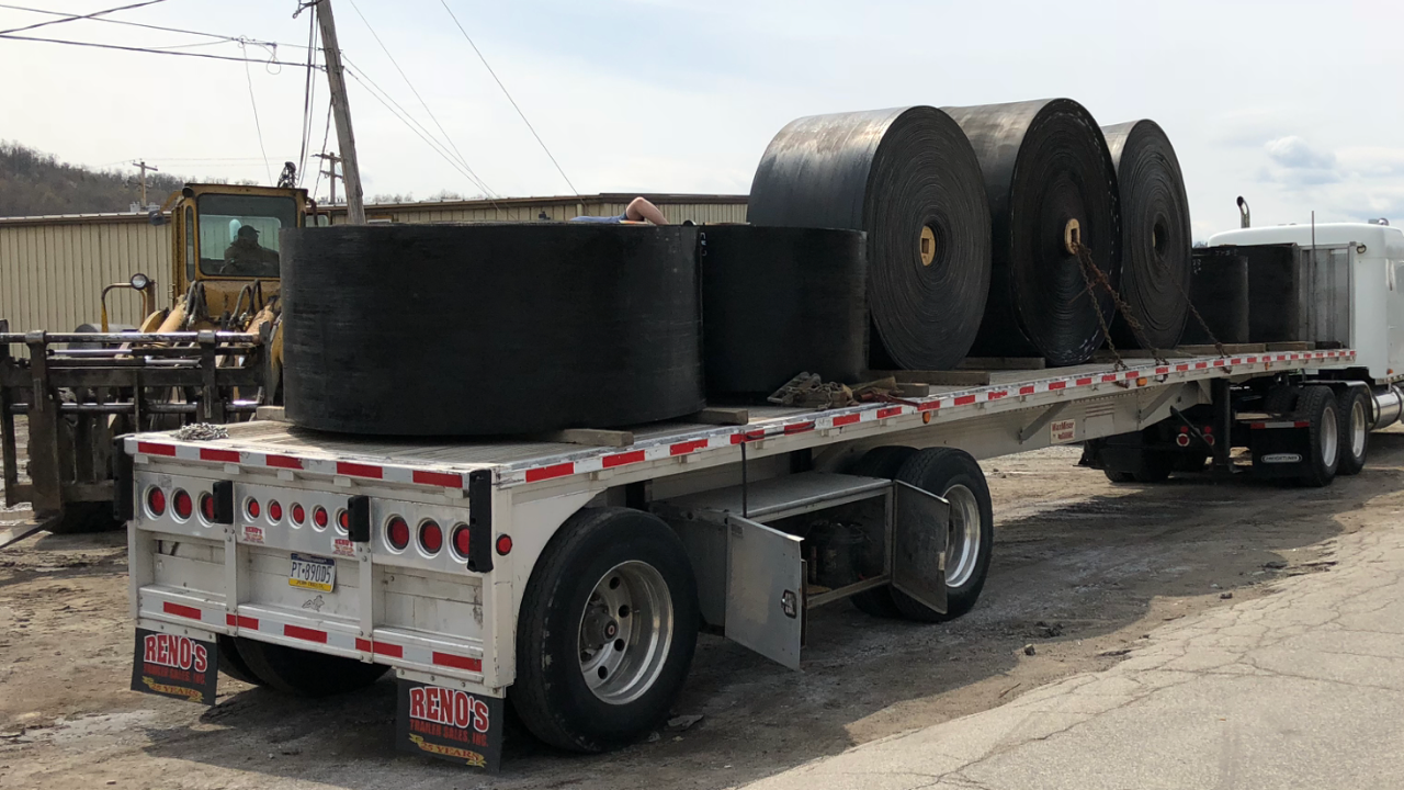 MIPR Corp's used conveyor belt inventory