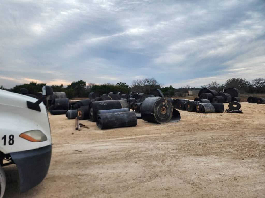 MIPR's conveyor belt inventory in our TX location