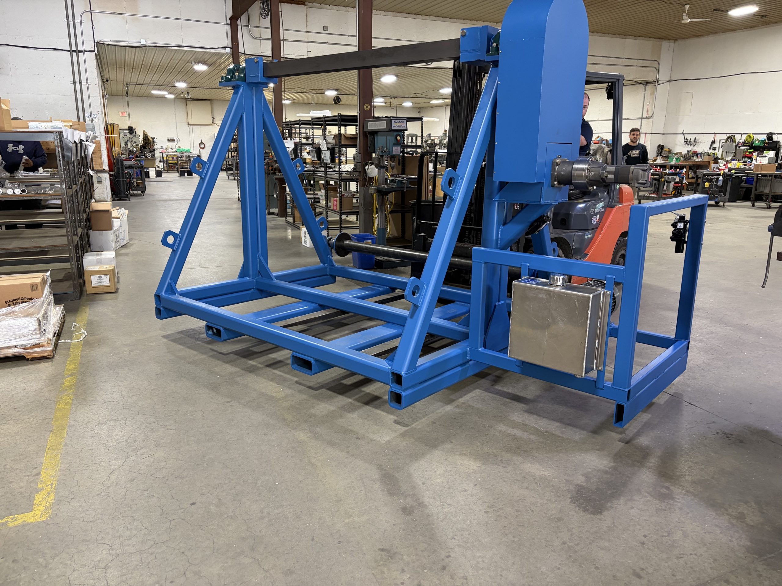 Conveyor belt winder finished 09.25.2026
